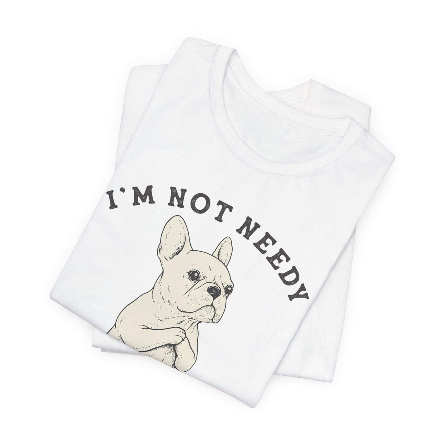 White French Bulldog Wanty TShirt