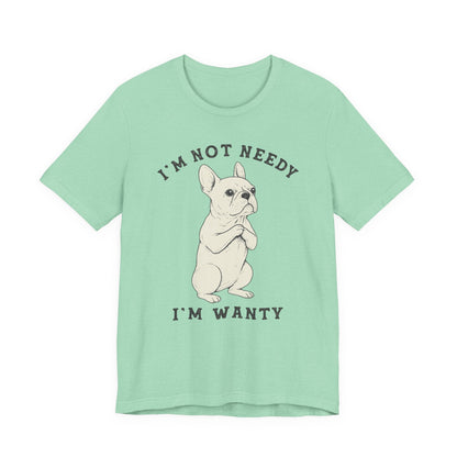 White French Bulldog Wanty TShirt