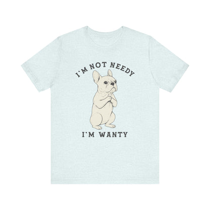 White French Bulldog Wanty TShirt