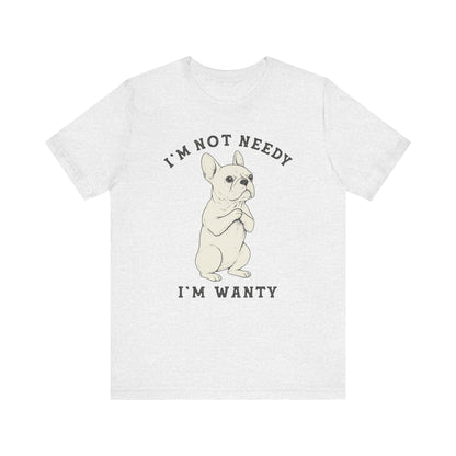 White French Bulldog Wanty TShirt