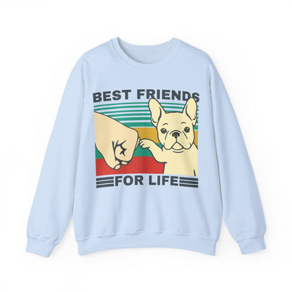 White Frenchie Besties Sweatshirt