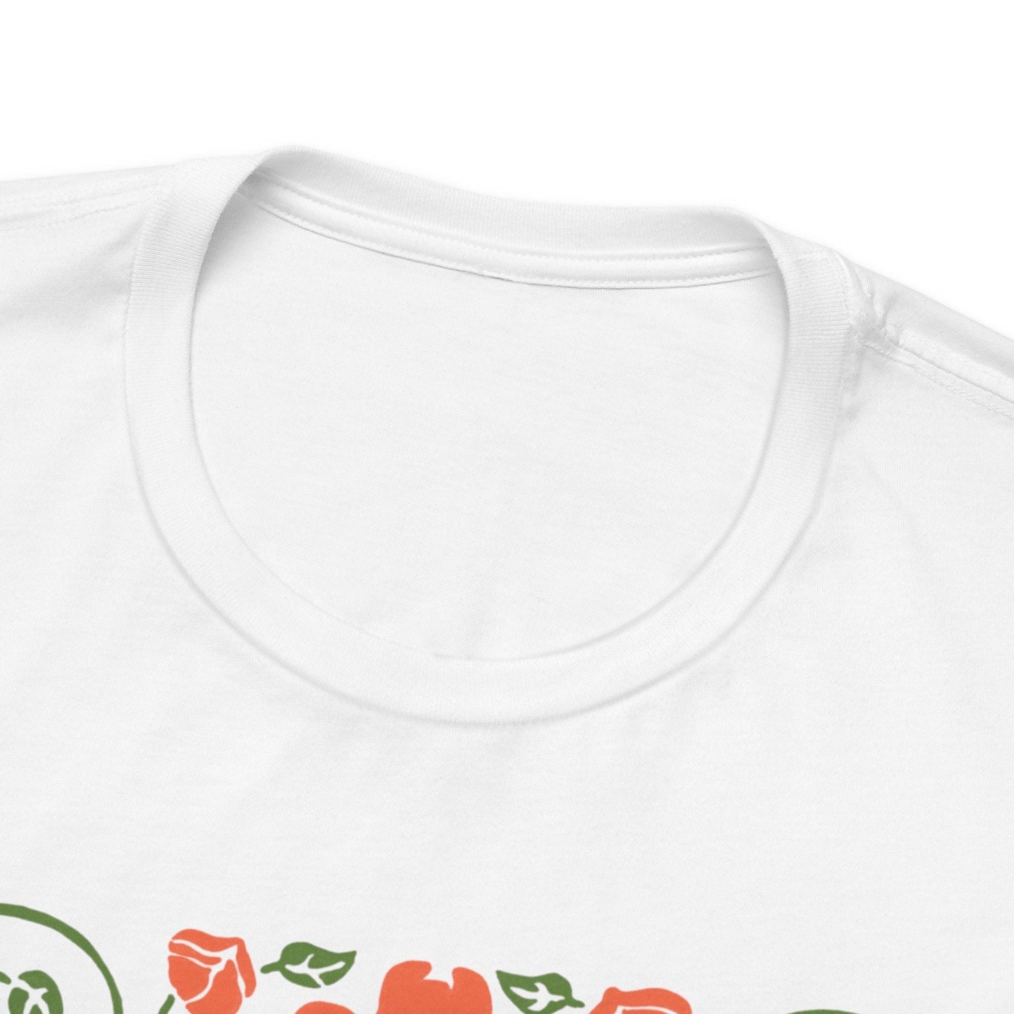 White Frenchie Butterflies Frame TShirt