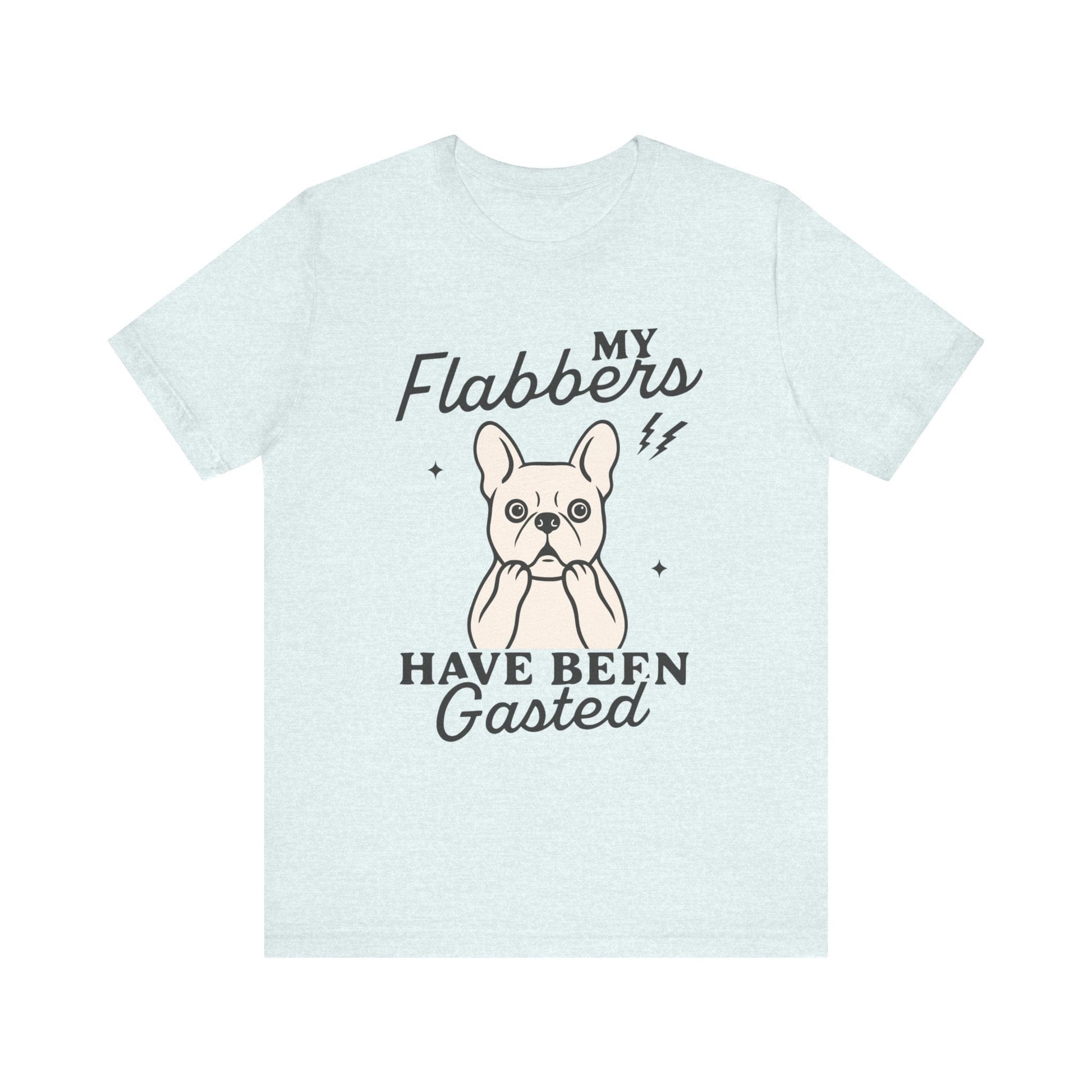 White Frenchie Flabbergasted Tshirt