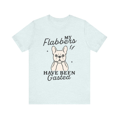 White Frenchie Flabbergasted Tshirt
