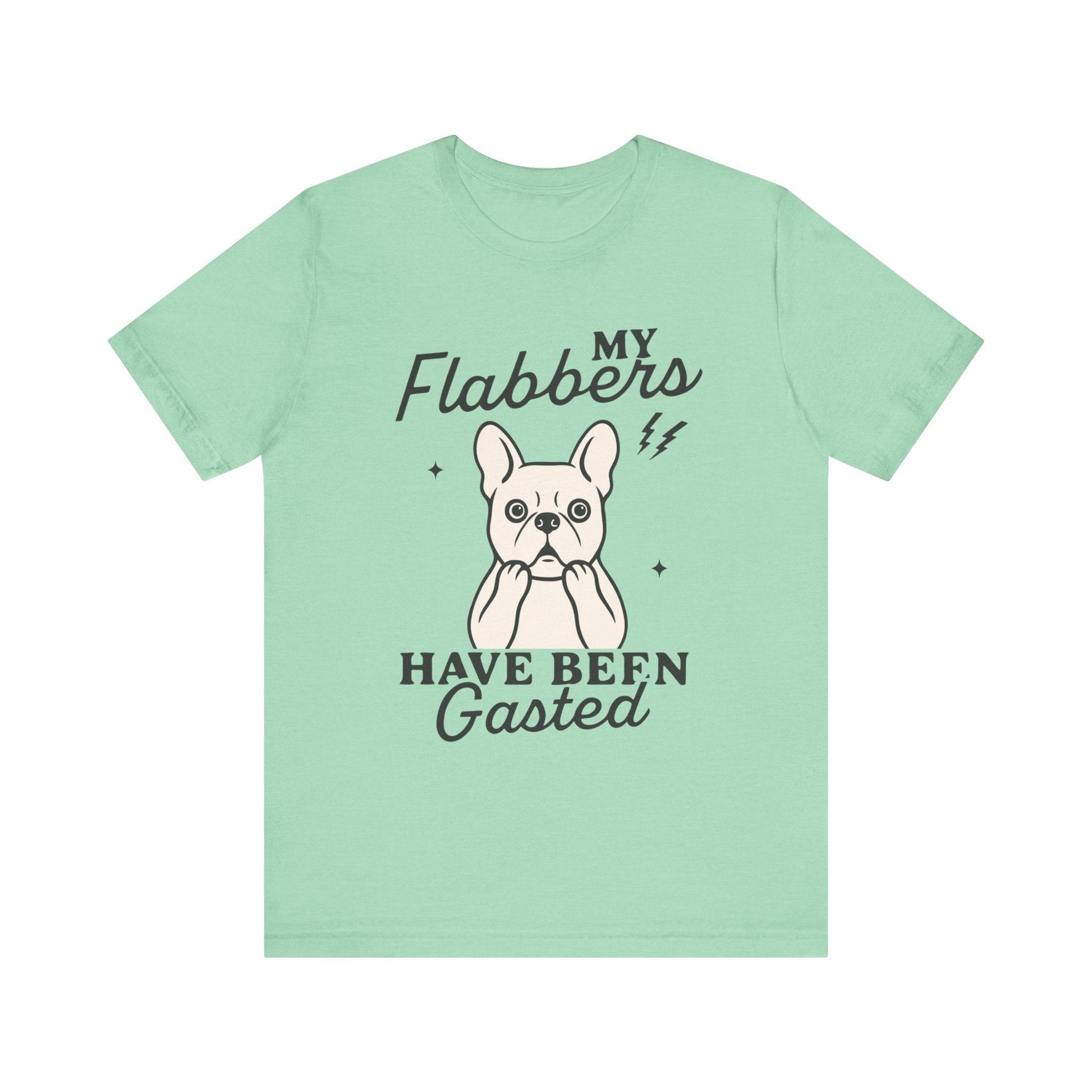 White Frenchie Flabbergasted Tshirt