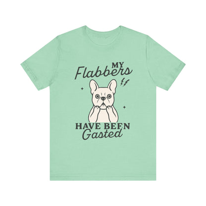 White Frenchie Flabbergasted Tshirt