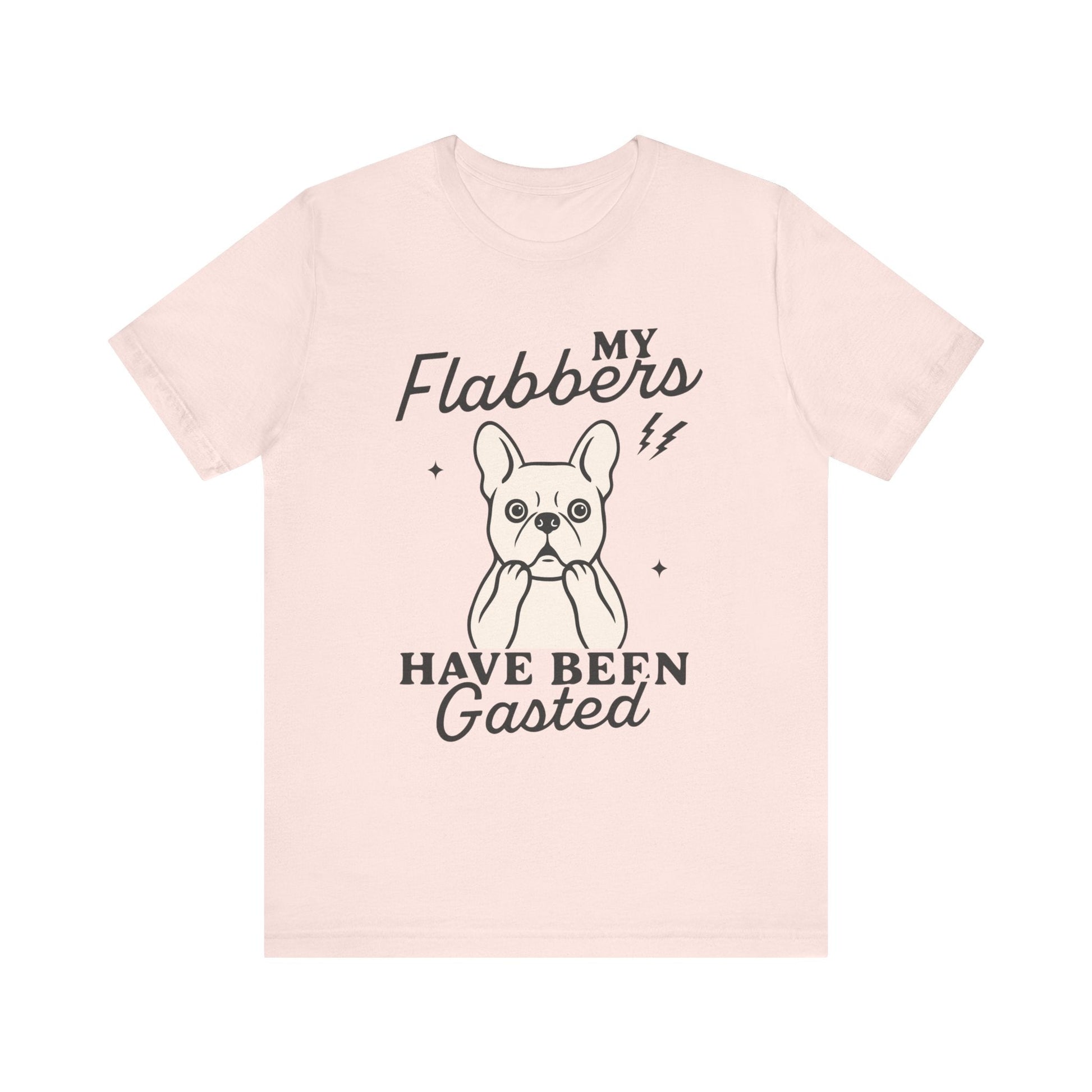 White Frenchie Flabbergasted Tshirt