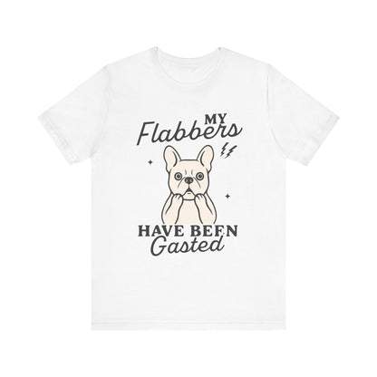 White Frenchie Flabbergasted Tshirt