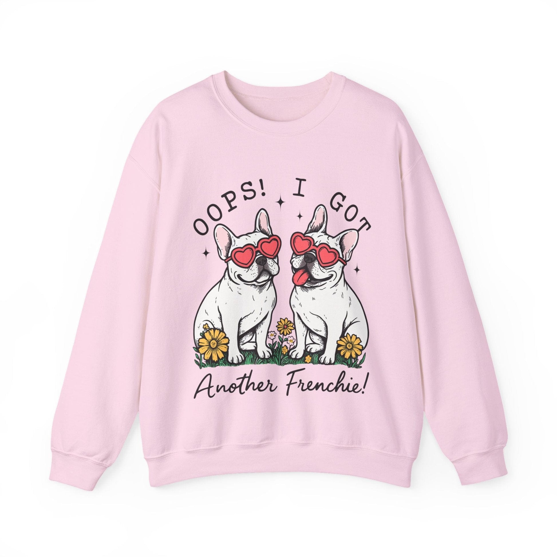White Frenchie Oops Sweatshirt