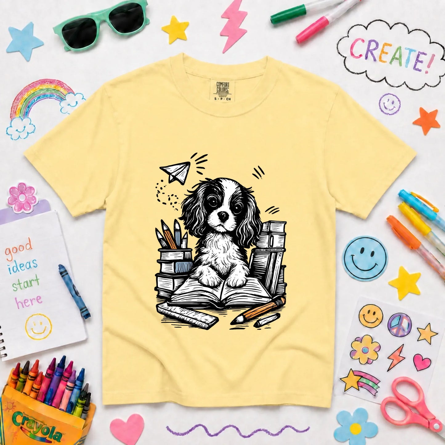 T-Shirt Butter / XS YOUTH  Cavalier 1st Day of School Unisex TShirt