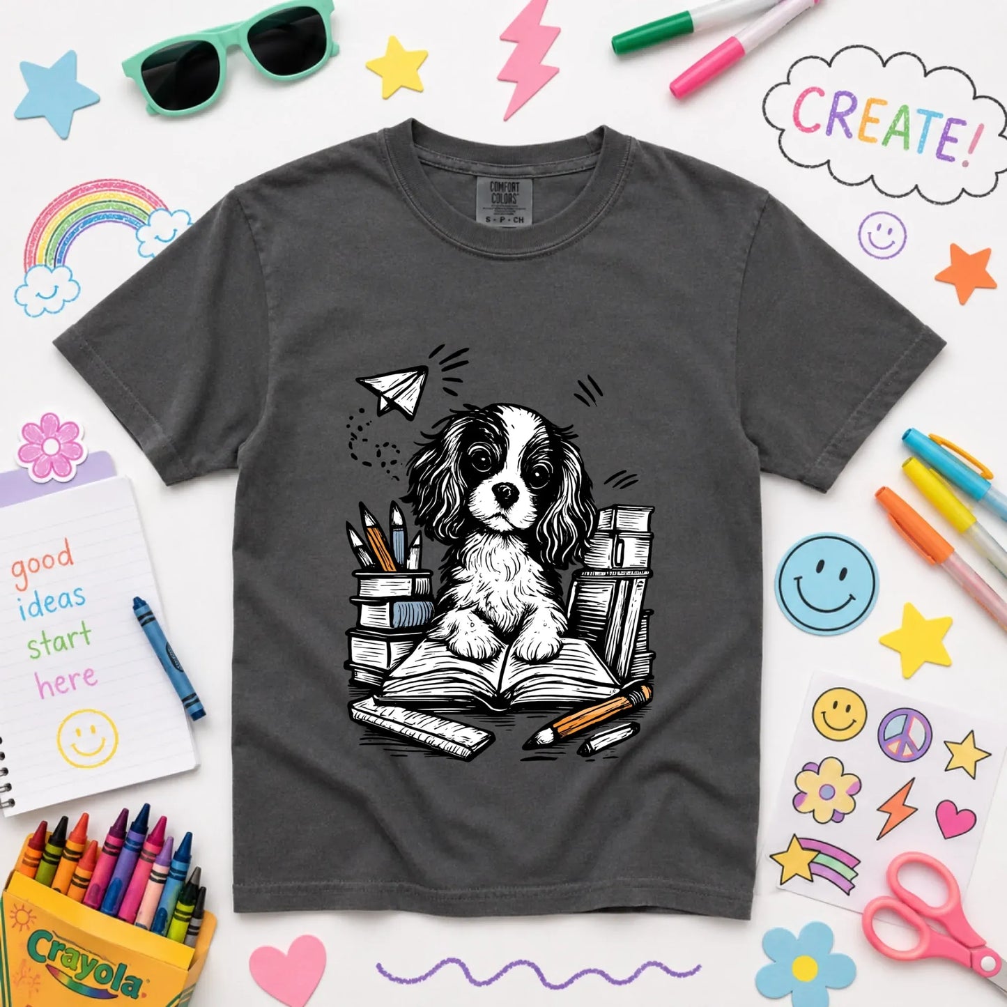 T-Shirt Pepper / XS YOUTH  Cavalier 1st Day of School Unisex TShirt